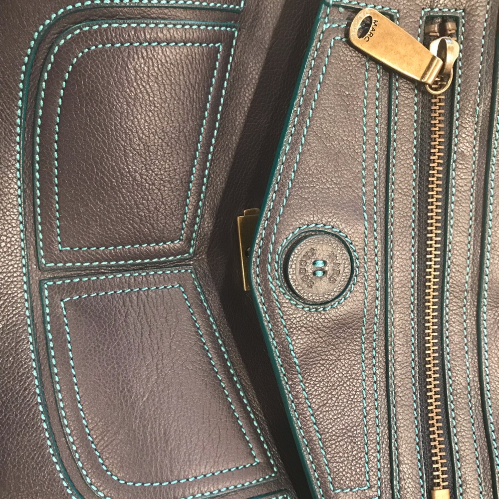 Marc Jacobs Blue Leather Bag - Picture 2 of 5